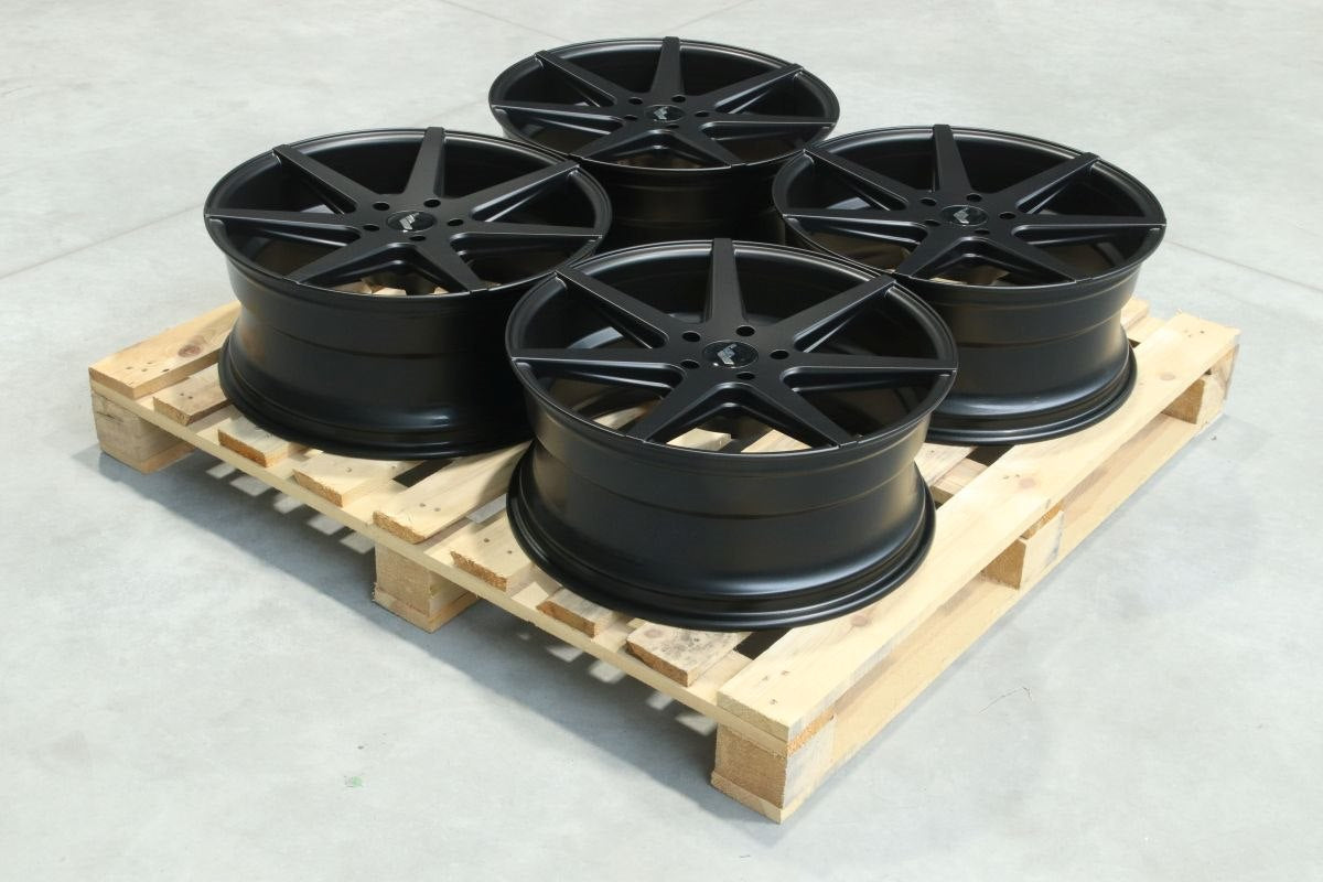 Japan Racing Complete Sets Alloy Wheel 20" x 8,5" ET20 5x120 - Matt Black