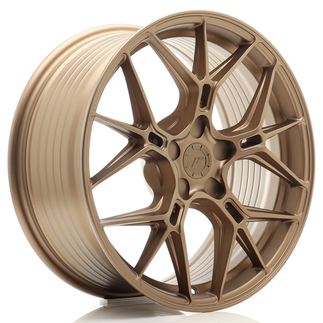 Japan Racing JR51 Alloy Wheel 18" x 8" ET20, 21, 22, 23, 24, 25, 26, 27, 28, 29, 30, 31, 32, 33, 34, 35, 36, 37, 38, 39, 40, 41, 42, 43, 44, 45 5x100, 5x105, 5x108, 5x110, 5x112, 5x114.3, 5x115, 5x118, 5x120 - Bronze