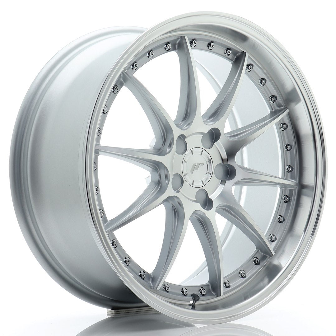 Japan Racing JR41 Alloy Wheel 19" x 8,5" ET15, 16, 17, 18, 19, 20, 21, 22, 23, 24, 25, 26, 27, 28, 29, 30, 31, 32, 33, 34, 35 5x100, 5x105, 5x108, 5x110, 5x112, 5x114.3, 5x115, 5x118, 5x120 - Silver