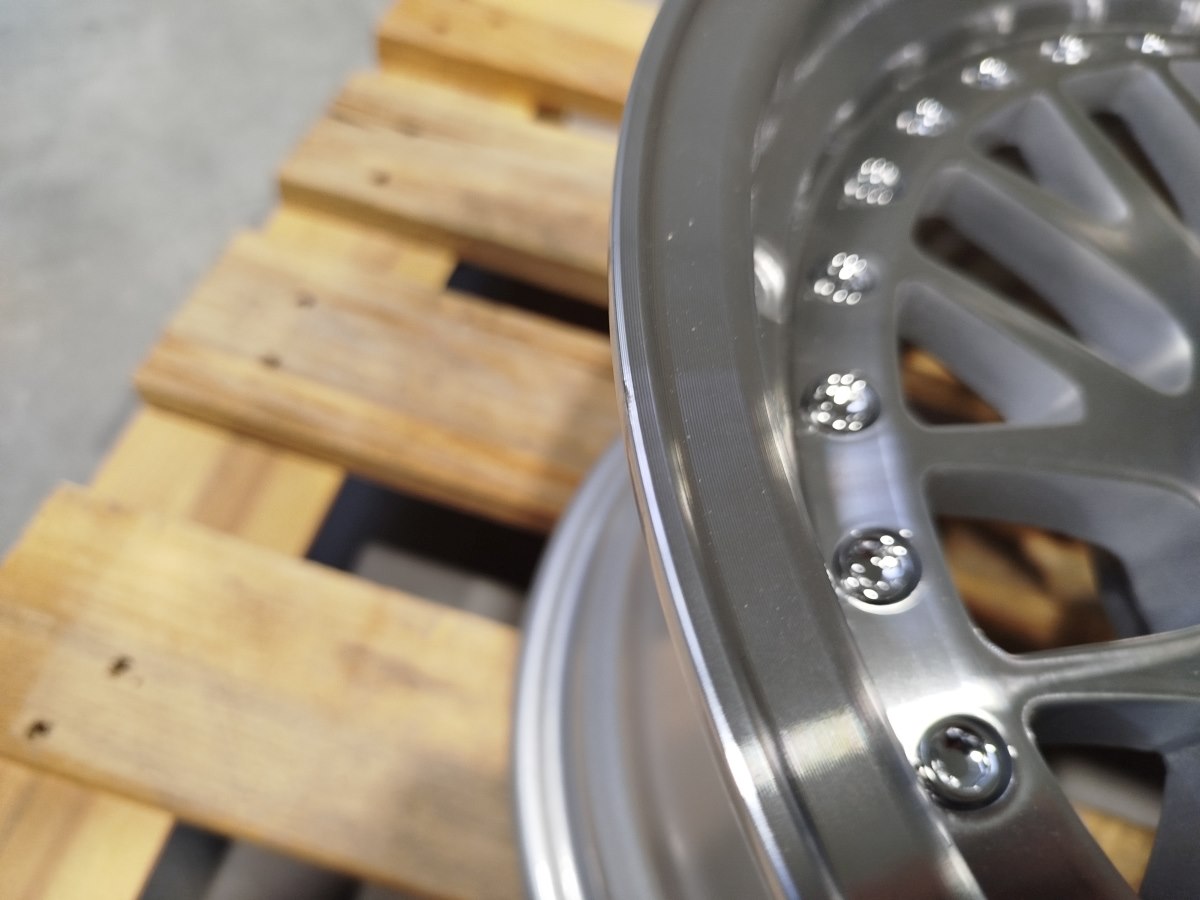 Japan Racing Complete Sets Alloy Wheel 15" x 8";9" ET0, 20 4x108 - Silver