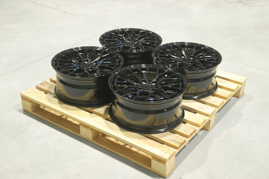 Japan Racing Complete Sets Alloy Wheel 18" x 8" ET32 5x108 - Black