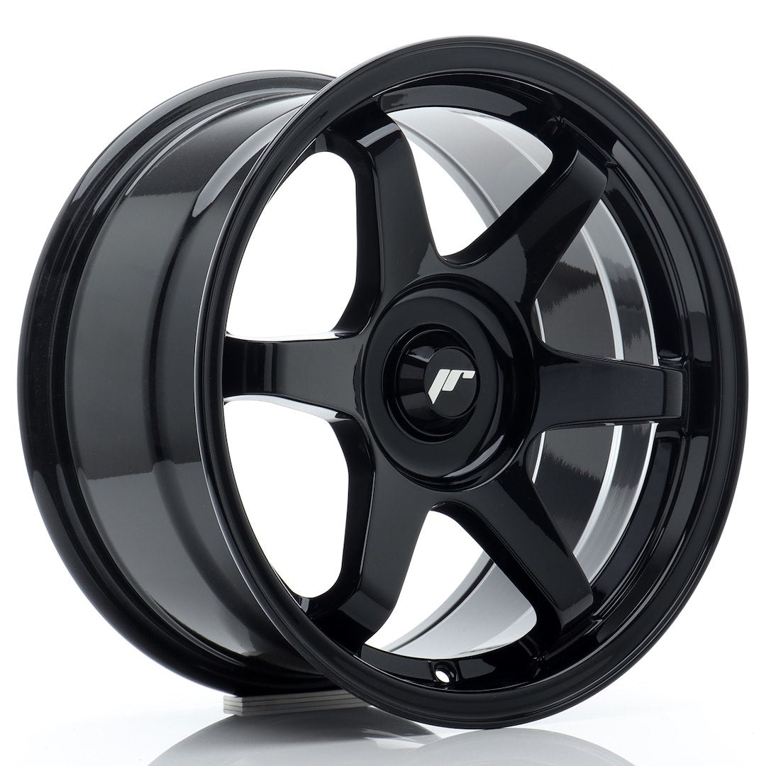 Japan Racing JR3 Alloy Wheel 16" x 8" ET25 3x112, 4x100, 4x108, 4x110, 4x114.3, 5x100, 5x105, 5x108, 5x110, 5x112, 5x114.3 - Black