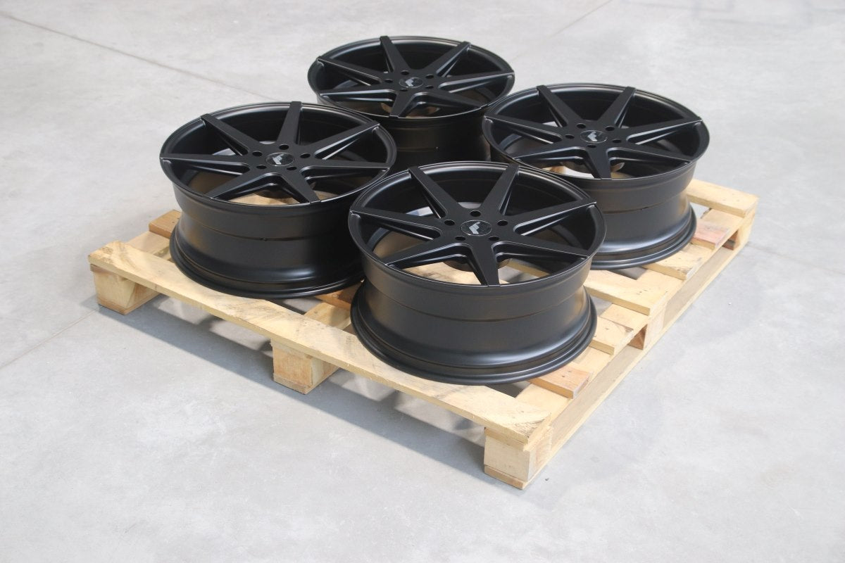Japan Racing Complete Sets Alloy Wheel 20" x 8,5" ET35 5x120 - Matt Black