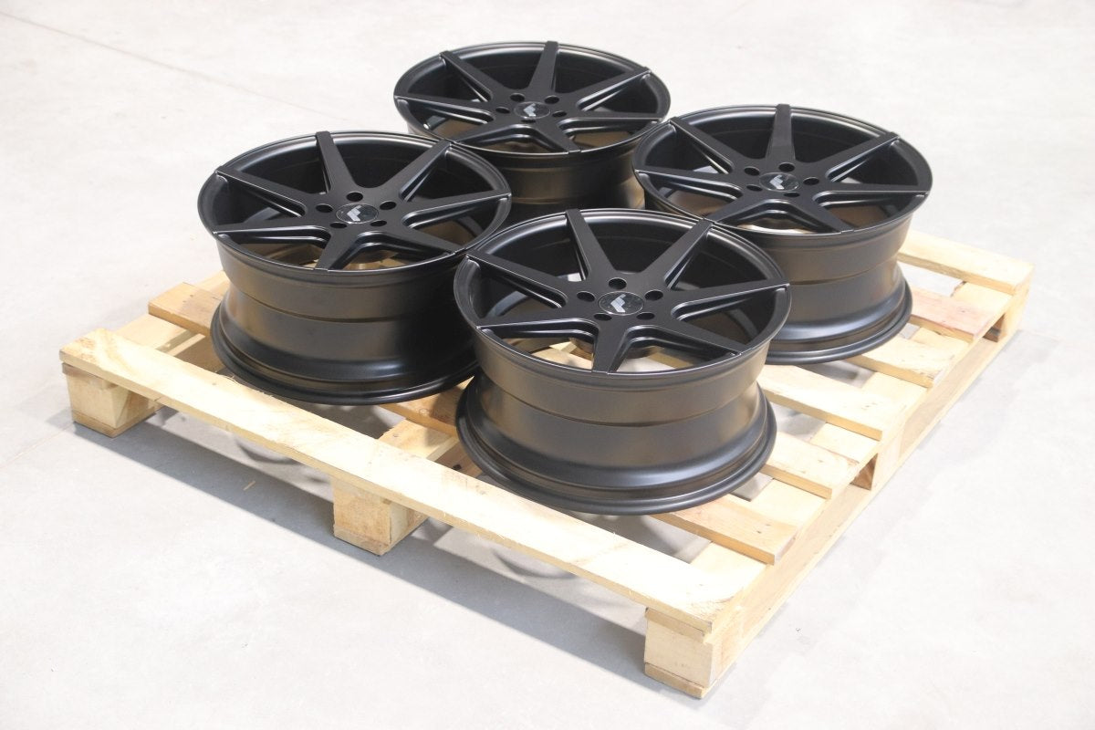 Japan Racing Complete Sets Alloy Wheel 18" x 8,5" ET40 5x108 - Matt Black