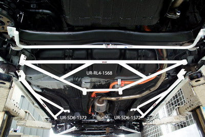 Honda CRZ 10+ Ultra Racing 4-Point Rear Lower Brace 1568 - UR-RL4-1568
