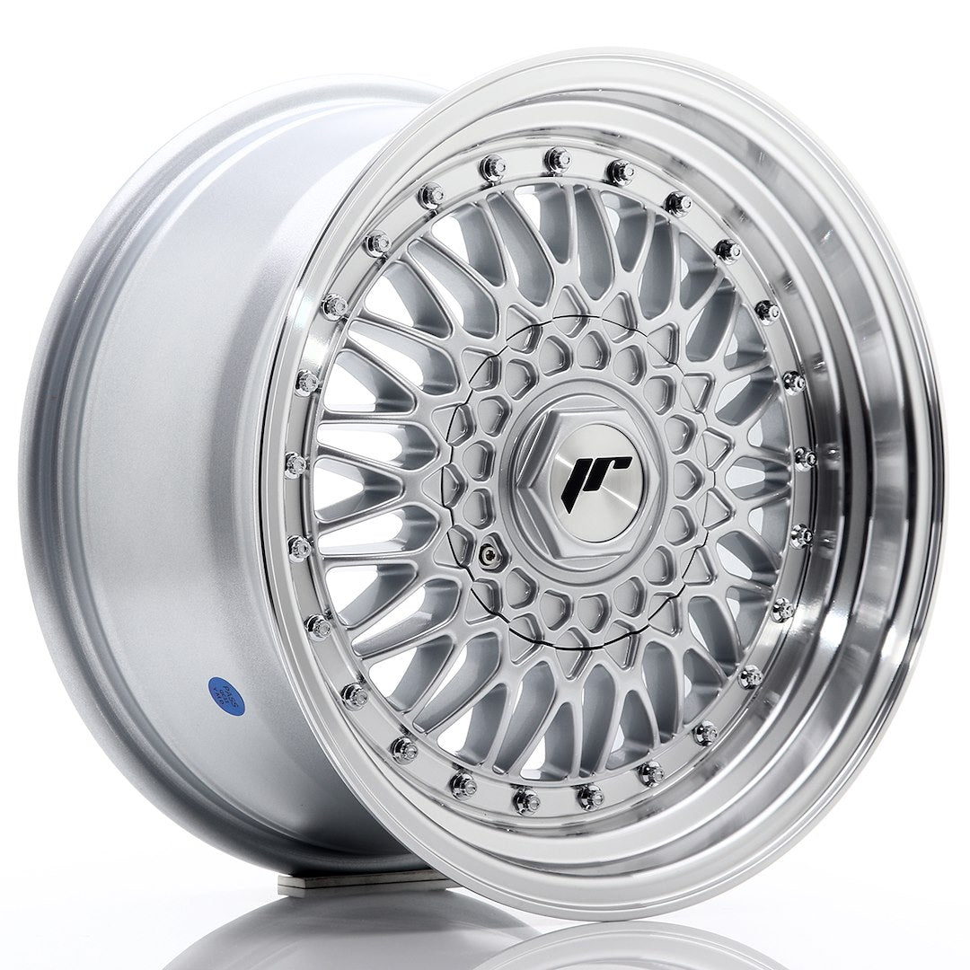 Japan Racing JR9 Alloy Wheel 16" x 8" ET25 3x112, 4x100, 4x108, 4x110, 4x114.3, 5x100, 5x105, 5x108, 5x110, 5x112, 5x114.3, 5x115, 5x118, 5x120 - Silver