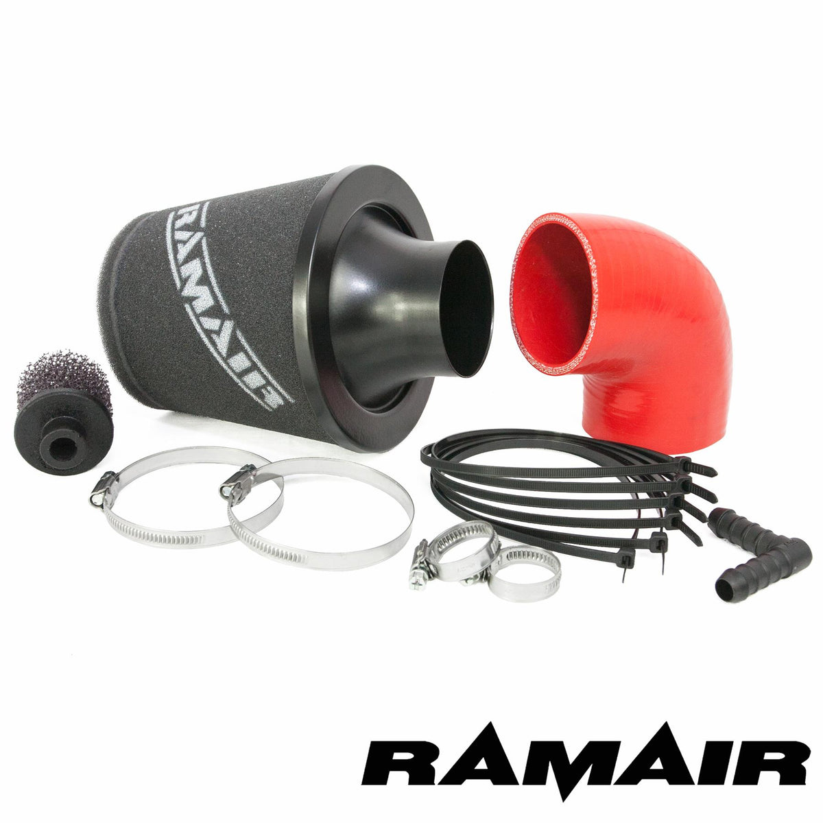 Ramair Red Ramair Intake Induction Foam Air Filter Kit for Ford Fiesta ST 150 (2.0l)