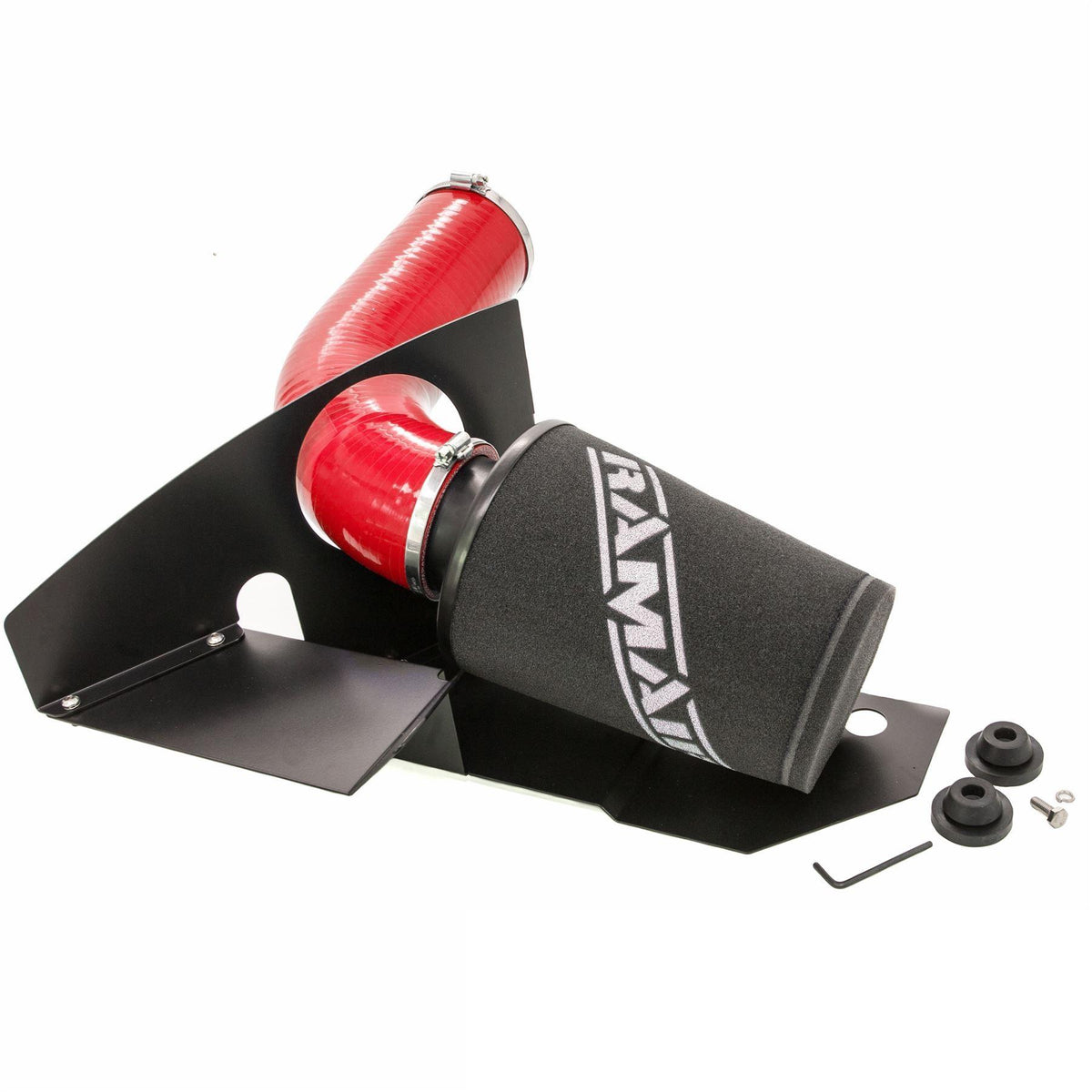 Ramair Red Ramair Air Filter & Heat Shield Induction Intake Kit EA888 2.0 TSI TFSI Audi A3 (8P), Skoda Octavia (1Z), Seat Leon (1P), VW Golf GTI (mk6), VW Scirocco