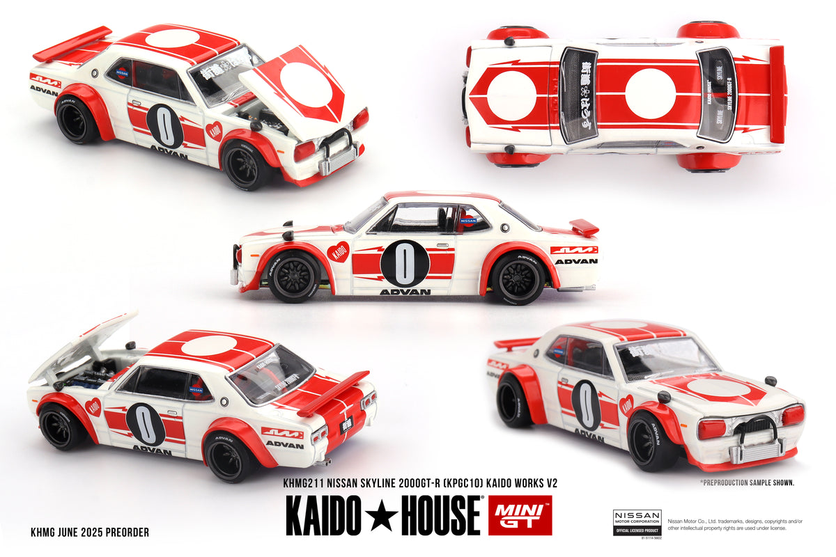 Nissan Skyline 2000 GT-R (KPGC10) Kaido Works V2 Mini GT