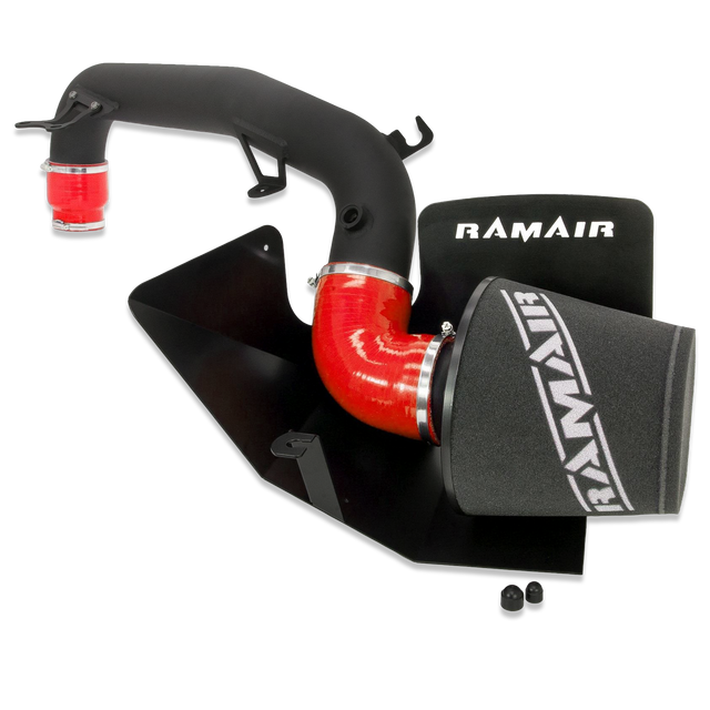 Ramair Red Ramair Cone Foam Air Filter Heat Shield & Hard Pipe Induction Kit Ford Focus RS MK3 2.3 Ecoboost C43