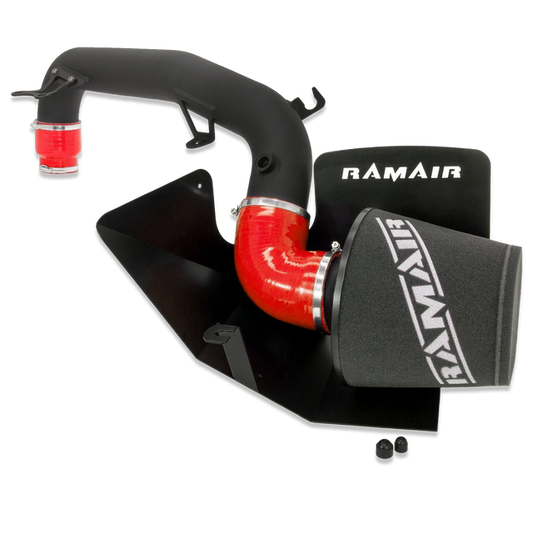 Ramair Red Ramair Cone Foam Air Filter Heat Shield & Hard Pipe Induction Kit Ford Focus RS MK3 2.3 Ecoboost C43