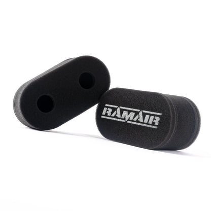 Ramair 2x Foam Carb Sock Air Filters - Weber DCOE