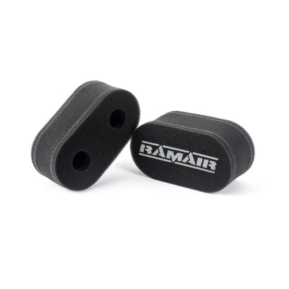 Ramair 2x Foam Carb Sock Air Filters - Weber DCOE