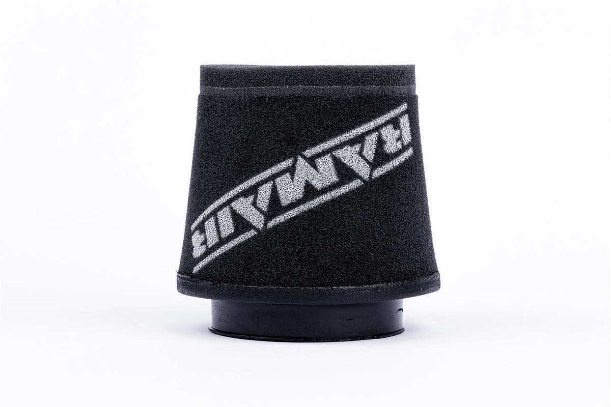 Ramair Cone air filter - Universal - 80mm ID Neck - Offset - Length 127mm
