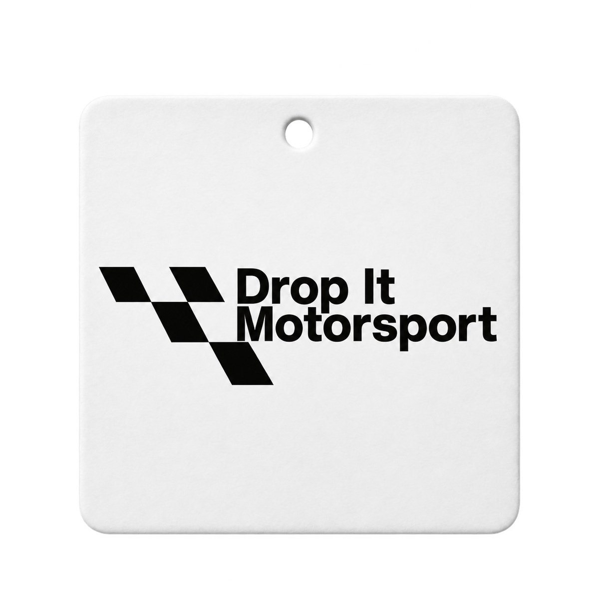 Drop It Motorsport Car Air Freshener – White Square