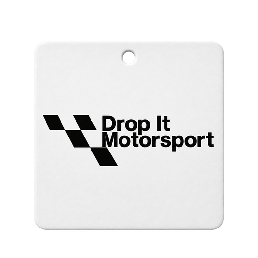 Drop It Motorsport Car Air Freshener – White Square