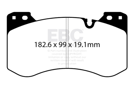 BMW M3 Competition G80 EBC Bremsen Gelbe Bremsbeläge vorne
