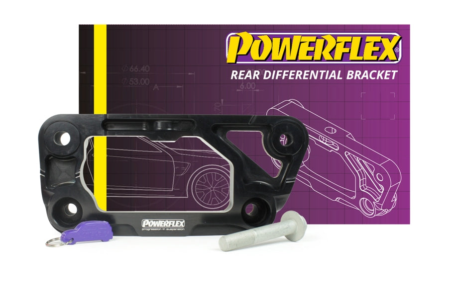 Powerflex reinforced rear differential bracket for BMW M2 F87 / M3 F80 and M4 F8x