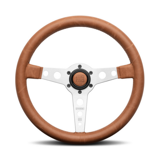 MOMO Prototipo Heritage Steering Wheel Tobacco Leather 350mm