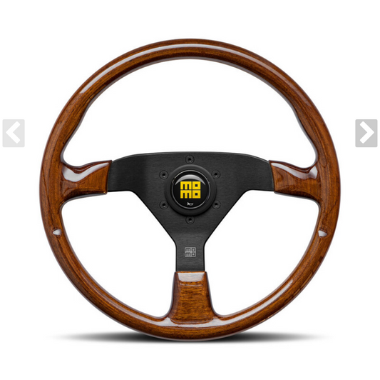 MOMO Montecarlo Heritage Steering Wheel Mahogany Wood 350mm