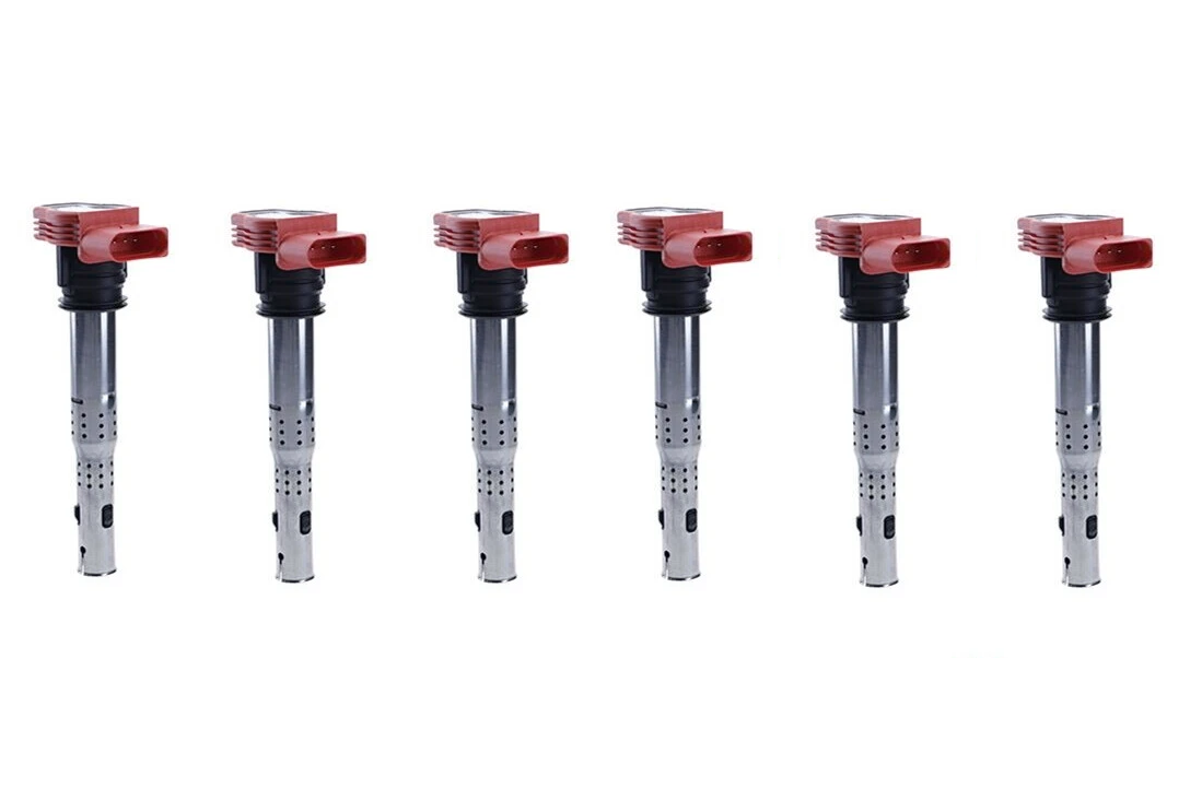 NGK U5014 Red Ignition Coils Audi RS4 S4 B5 S4 B8 S5 8T – Set of 6
