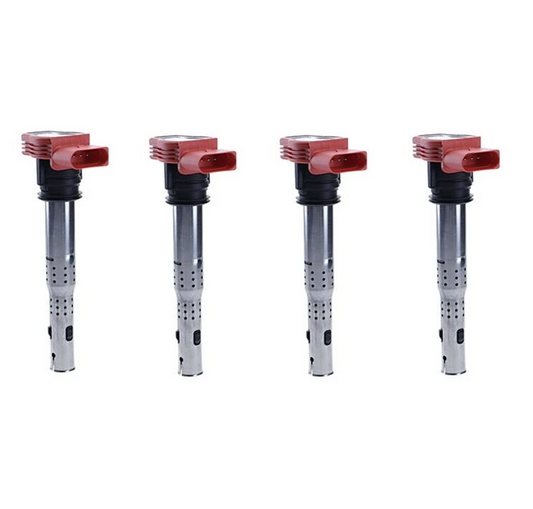 Bobines d’allumage rouges NGK U5014 VW Scirocco 3 2.0 TFSI / TSI 200 / 211 ch