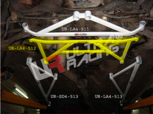 Subaru Impreza GT GC8 Ultra Racing 4 Point Front Subframe H Brace