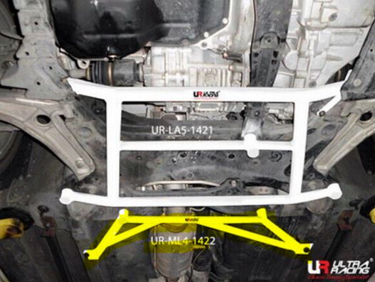 Mistubishi Lancer Evo 10 Ultra Racing 4 Points Mid Lower Member Brace