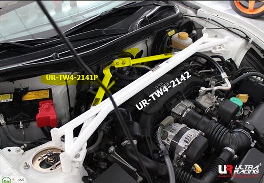Subaru BRZ y Toyota GT86 / GR86 Ultra Racing 4 Points Front Strut Firewall Braces