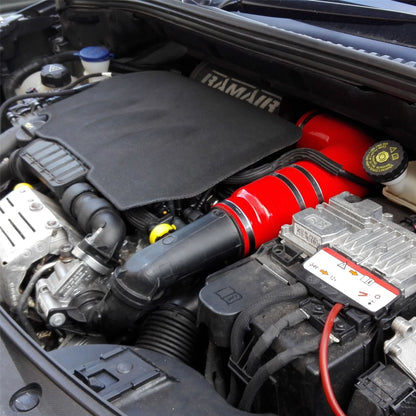 Ramair Red Ramair Air Filter Induction Intake Kit for Citroen DS3 & DS4 1.2 THP & VTI 110/130 & Peugeot 208 & 308 1.2 THP 110/130