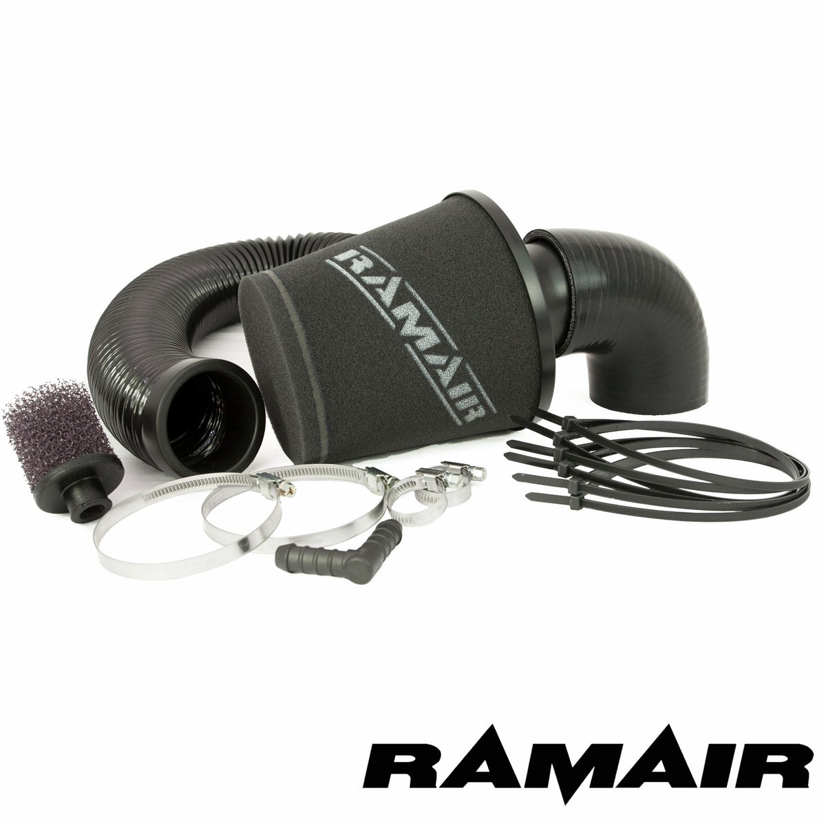 Ramair Black Ramair Intake Induction Foam Air Filter Kit for Ford Fiesta ST 150 (2.0l)