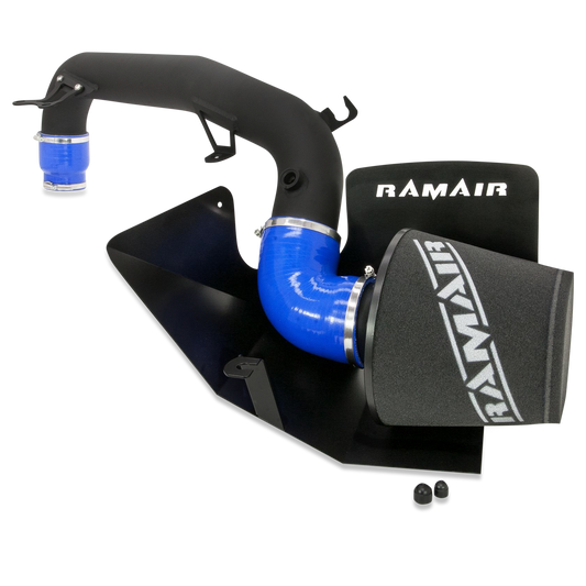 Ramair Blue Ramair Cone Foam Air Filter Heat Shield & Hard Pipe Induction Kit Ford Focus RS MK3 2.3 Ecoboost