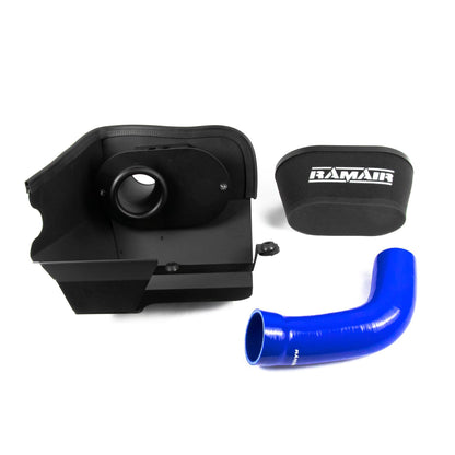 Ramair Blue Ramair Air Filter & Heat Shield Intake Kit Blue Intake Hose VW MK7 Golf GTI & R, Audi A3, S3 8V, Seat Leon Cupra 280 & Skoda Octavia RS