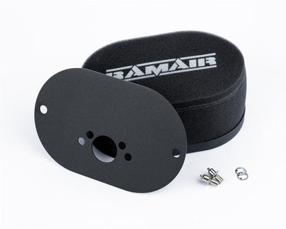Ramair Carburettor Foam Air Filter with Baseplate to fit SU HS4, HIF4, HIF38 1.5in (Mini Offset) - 25mm Internal Height