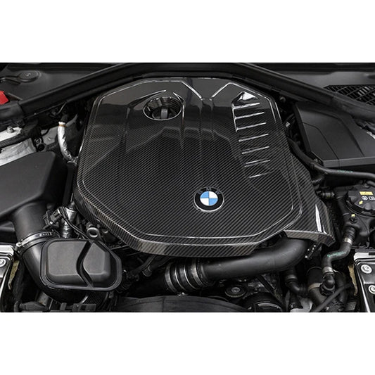 Cubierta de motor de fibra de carbono Eventuri para BMW M140i / M240i / 340i / 440i B58