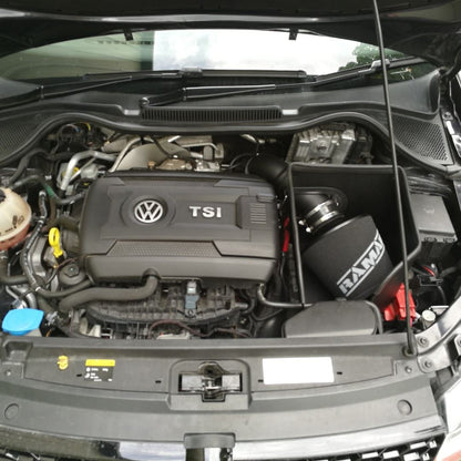Ramair Performance Foam Air Filter & Heat Shield Induction Kit VW Polo GTI 1.8 TSI (6C) EA888