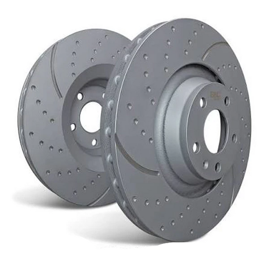 Discos de freno delanteros ranurados Turbo EBC BMW 335i 340i 435i 440i F3x