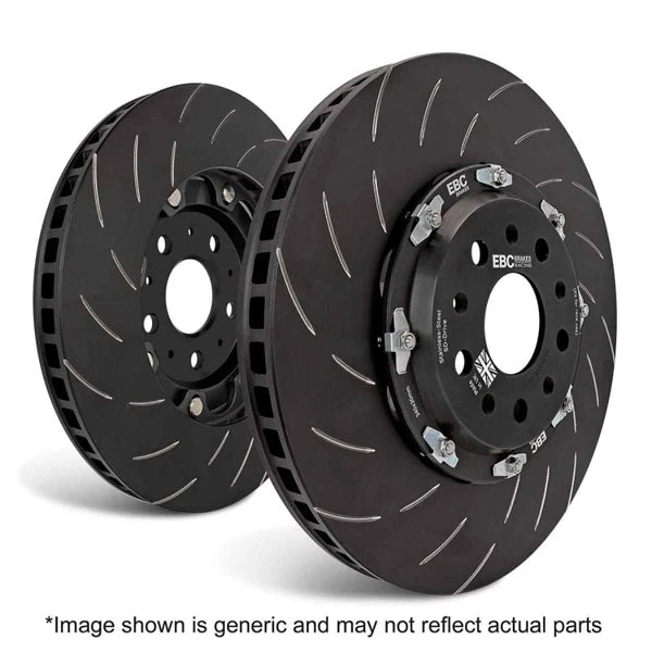 Swept Grooved Front Floating Brake Discs EBC BMW M2 F87