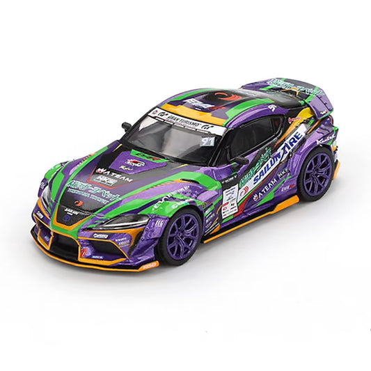 Mini GT 1/64 Toyota GR Supra Kuhl D1GP 2021 Evangelion Racing