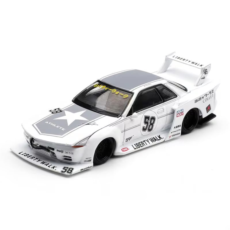 Mini GT 1/64 Nissan Skyline GT-R R32 LB-Kaido Works
