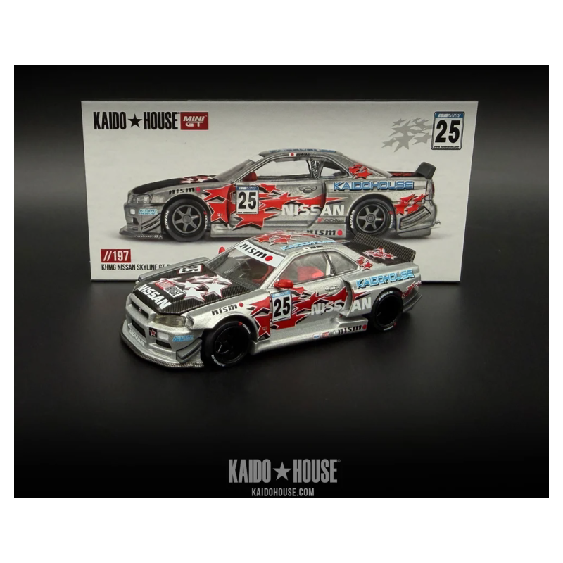 Mini GT x Kaido House 1/64 Nissan Skyline GT-R R34 STAR