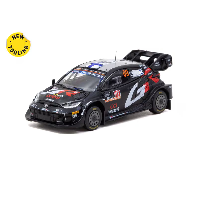 Tarmac Works 1/64 - Toyota GR Yaris Rally1 - Rallye Latvia 2024 | K. Rovanperä / J. Halttunen