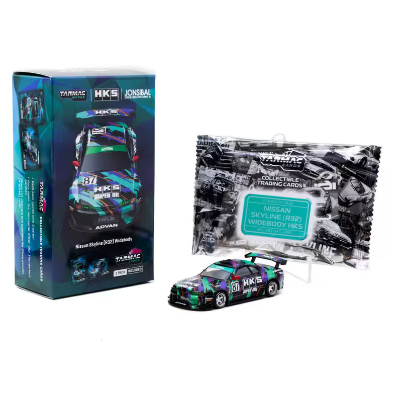 Tarmac Works 1/64 - Nissan Skyline ( R32 ) Widebody JONSIBAL - HKS