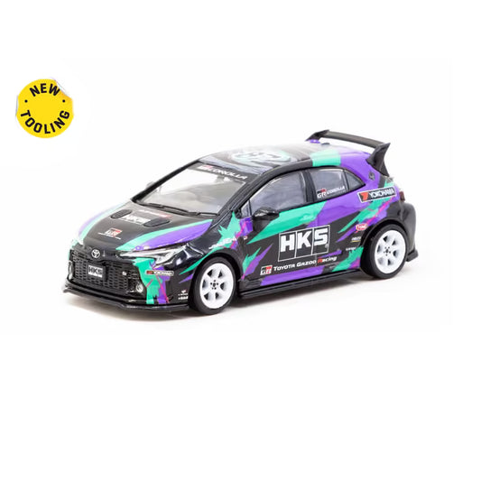 Tarmac Works 1/64 - HKS Toyota GR Corolla | Black