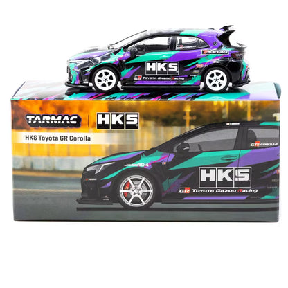 Tarmac Works 1/64 - HKS Toyota GR Corolla | Black