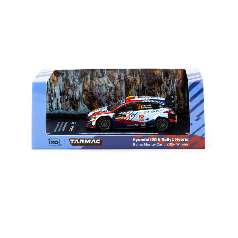 Tarmac Works 1/64 - Hyundai i20 N WRC - Rallye MonteCarlo 2024 Winner - Thierry Neuville