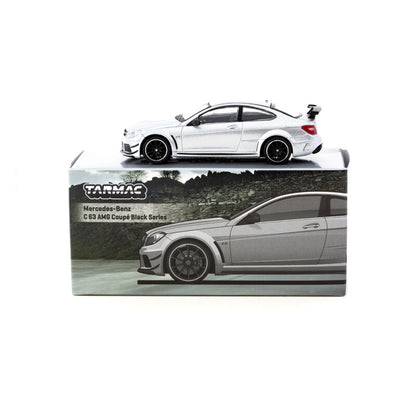 Tarmac Works 1/64 Mercedes C 63 AMG Coupé Black Series Silver Metallic