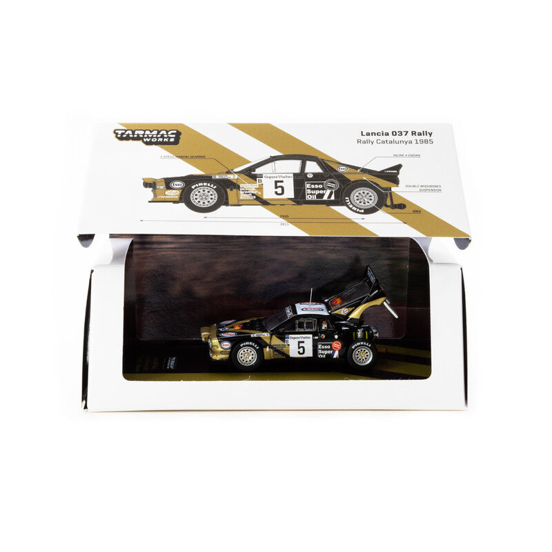 Tarmac Works 1/64 - Lancia 037 Rally - Rally Catalunya 1985 | F. Tabaton / L. Tedeschini