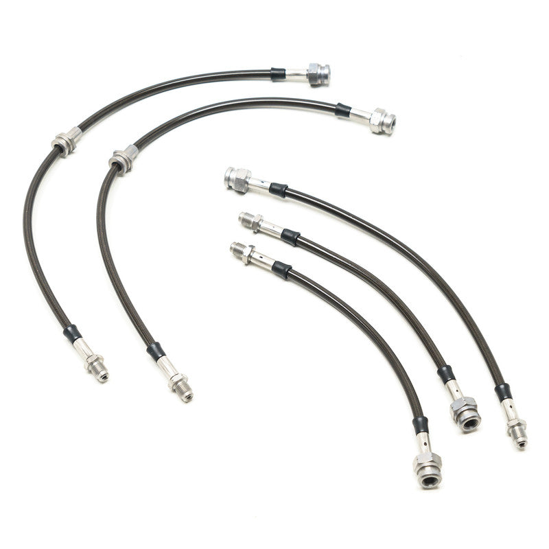 Goodridge Braided Brake Hoses for Fiat Uno Turbo without ABS