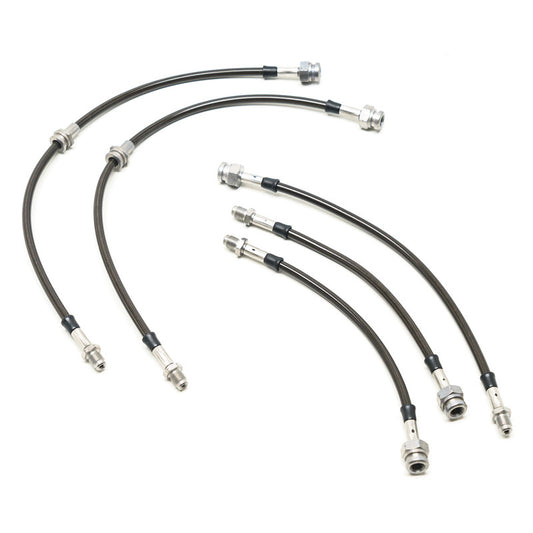 Goodridge Braided Brake Hoses for Fiat Uno Turbo without ABS
